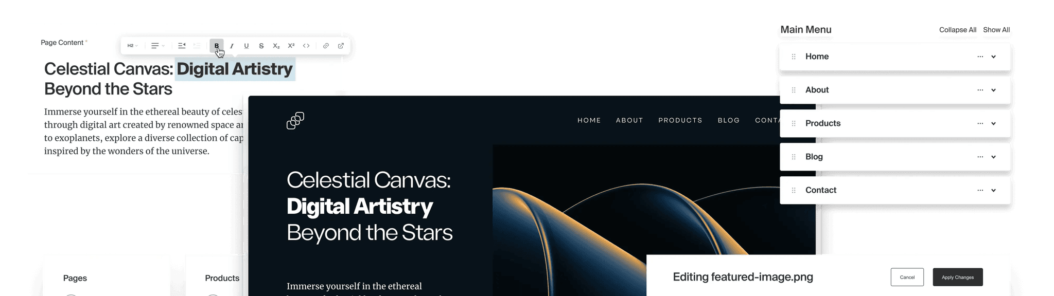 Visual Editing Visual Editing